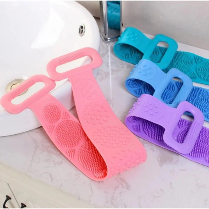 Esponja de Silicone de Banho para Massagem e Exfoliação