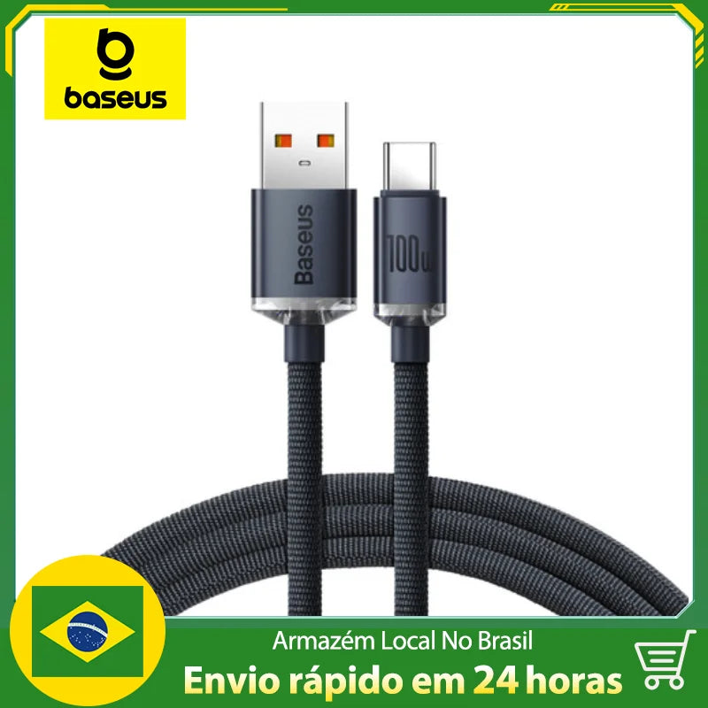Cabo Baseus USB Tipo C 100 W