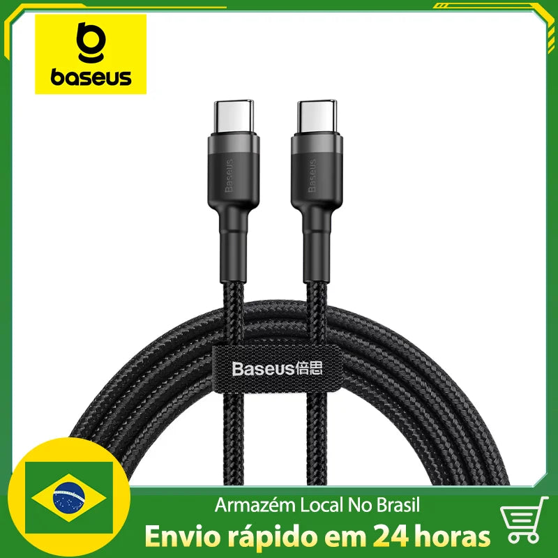 Cabo Turbo Baseus Tipo C/C 60W