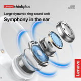 Fone de ouvido esportivo Bluetooth resistente a suor LENOVO THINKPLUS LP75 Bluetooth 5.3 TWS