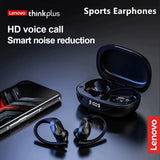 Fone de ouvido esportivo Bluetooth resistente a suor LENOVO THINKPLUS LP75 Bluetooth 5.3 TWS