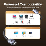 Cabo HDMI UGREEN 4K/8K 60Hz 48Gbps Dolby Vision HDCP2.3
