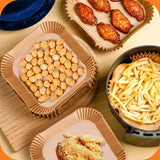 100 Forros de Papel Antiaderente para Air Fryer