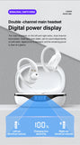 Fone de ouvido esportivo Bluetooth resistente a suor LENOVO THINKPLUS LP75 Bluetooth 5.3 TWS