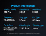 Fone De Ouvido KZ EDC PRO HIFI