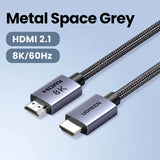 Cabo HDMI UGREEN 4K/8K 60Hz 48Gbps Dolby Vision HDCP2.3