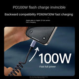 Cabo USB C para USB C 100 W estilo mola UGREEN
