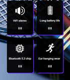 Fone de ouvido esportivo Bluetooth resistente a suor LENOVO THINKPLUS LP75 Bluetooth 5.3 TWS