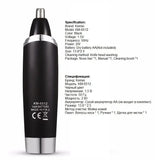 Aparador portátil do cabelo do nariz dos homens enxaguar limpo KM-6512 nose hair shaver recarregável depilador da sobrancelha