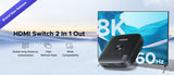 Cabo HDMI UGREEN 4K/8K 60Hz 48Gbps Dolby Vision HDCP2.3