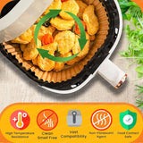 100 Forros de Papel Antiaderente para Air Fryer