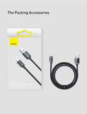 Cabo Baseus USB Tipo C 100 W