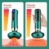 Massageador Elétrico com Ventosa a Vácuo GuaSha