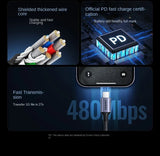 Cabo USB C para USB C 100 W estilo mola UGREEN