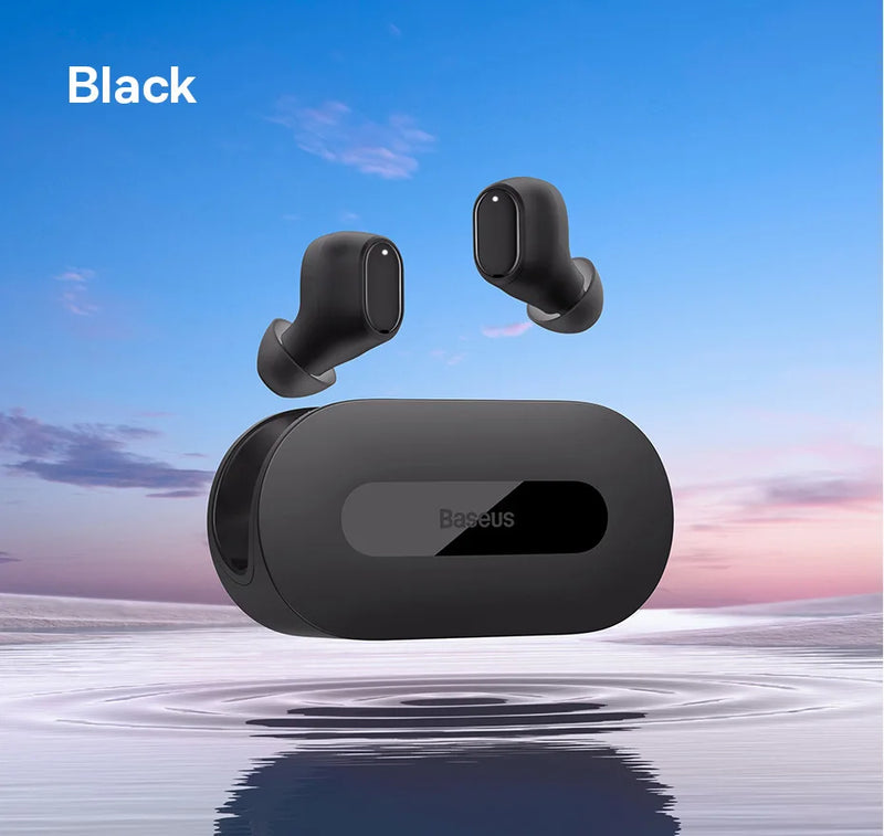 Fone de ouvido sem fio Baseus Bowie EZ10 TWS Bluetooth 5.3 com carregamento rápido
