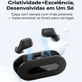 Fone de ouvido sem fio Baseus Bowie EZ10 TWS Bluetooth 5.3 com carregamento rápido