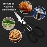 Conjunto de 6 Utensílios de aço inoxidável Black Wave